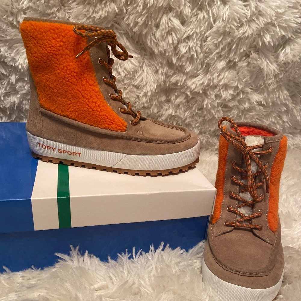 Tory Burch Moccasin Boots